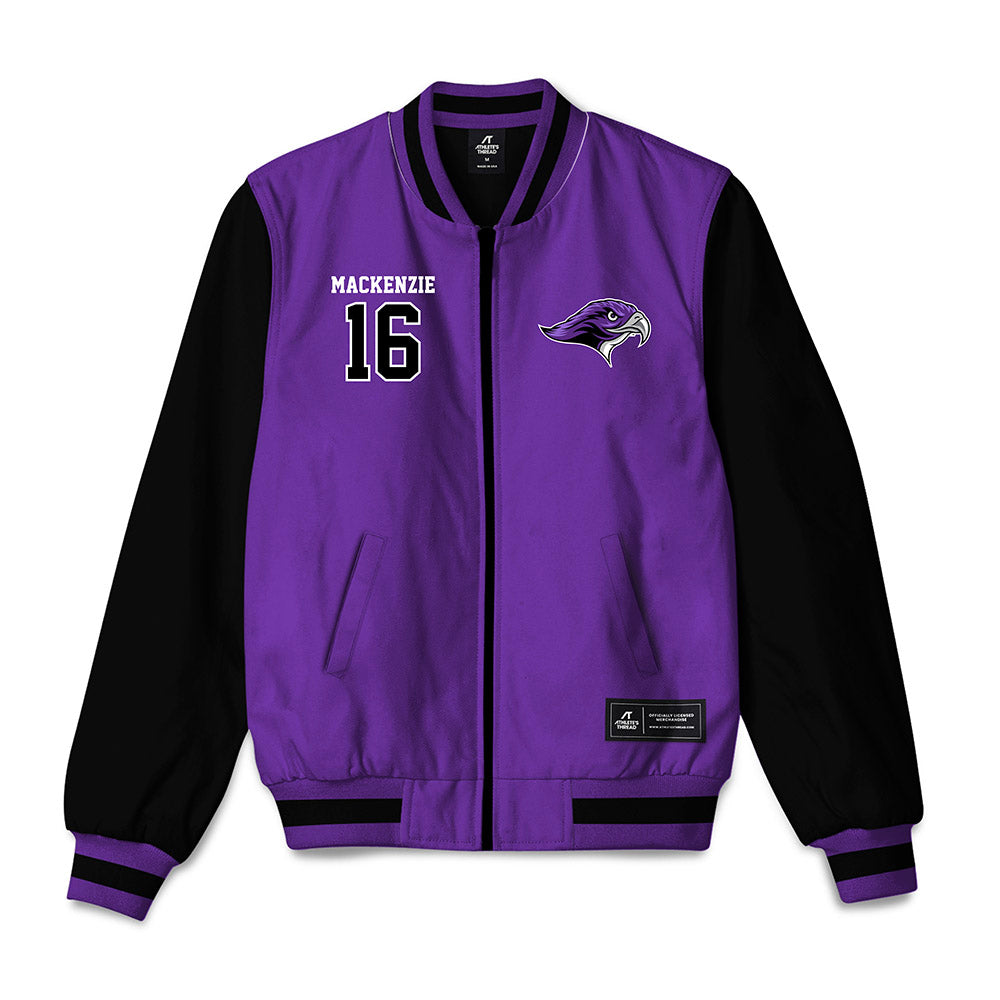 Stonehill - NCAA Football : Noah Mackenzie - Bomber Jacket-0