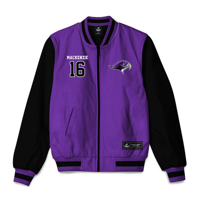 Stonehill - NCAA Football : Noah Mackenzie - Bomber Jacket-0