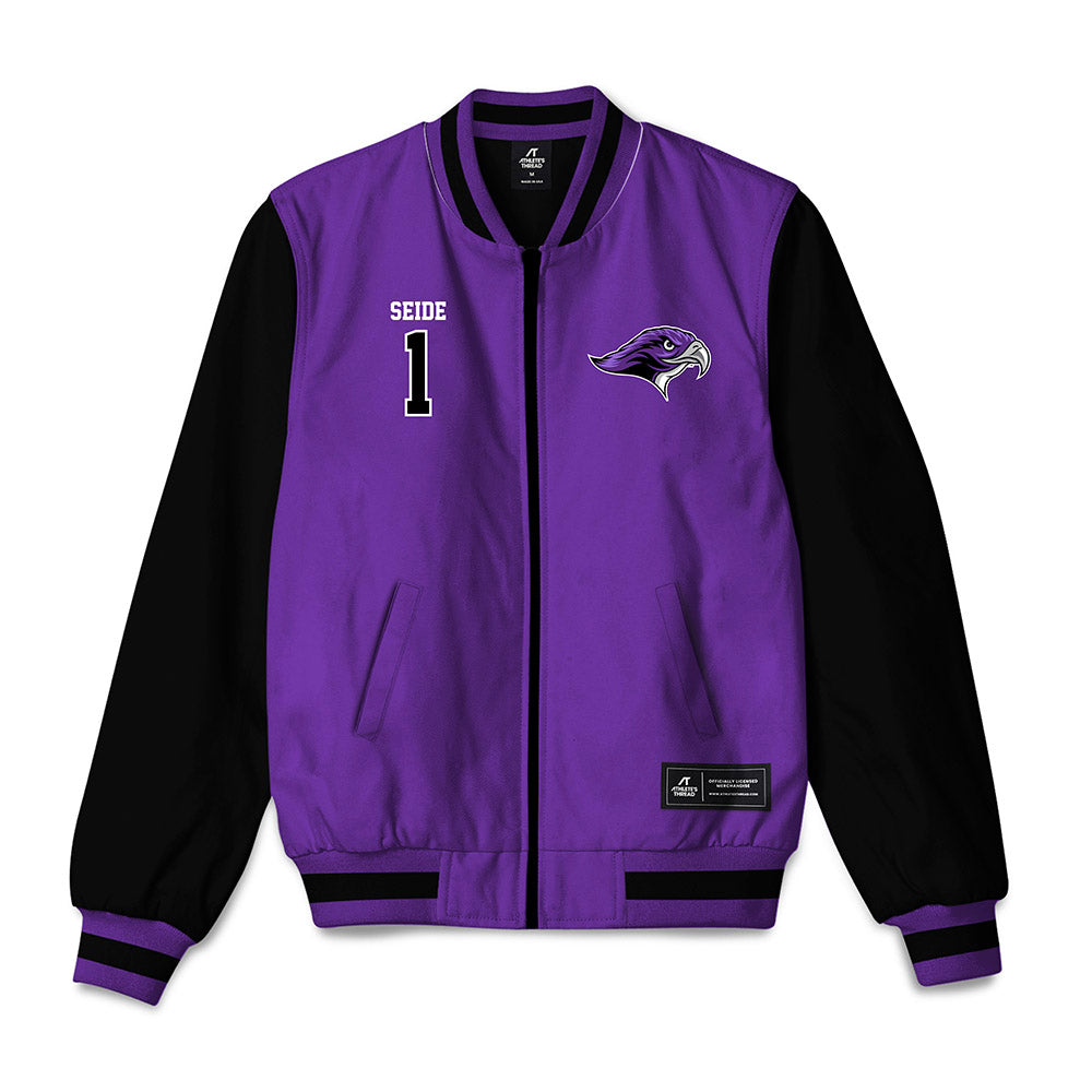 Stonehill - NCAA Football : Moses Seide - Bomber Jacket-0
