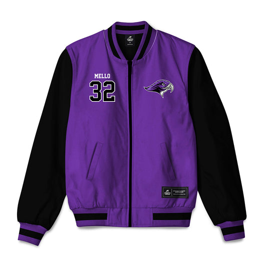 Stonehill - NCAA Men's Soccer : Owen Mello - Bomber Jacket-0