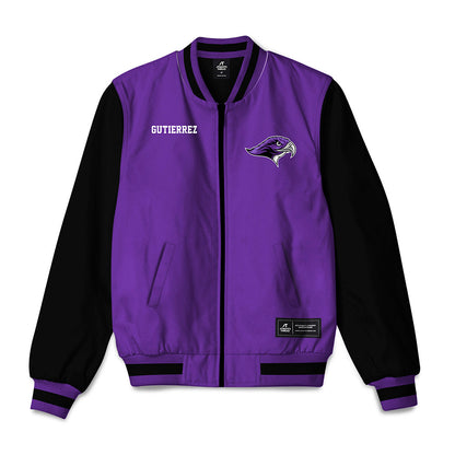 Stonehill - NCAA Men's Tennis : Javier Gutierrez - Bomber Jacket-0