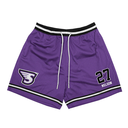 Stonehill - NCAA Football : George Nelson - Shorts-0