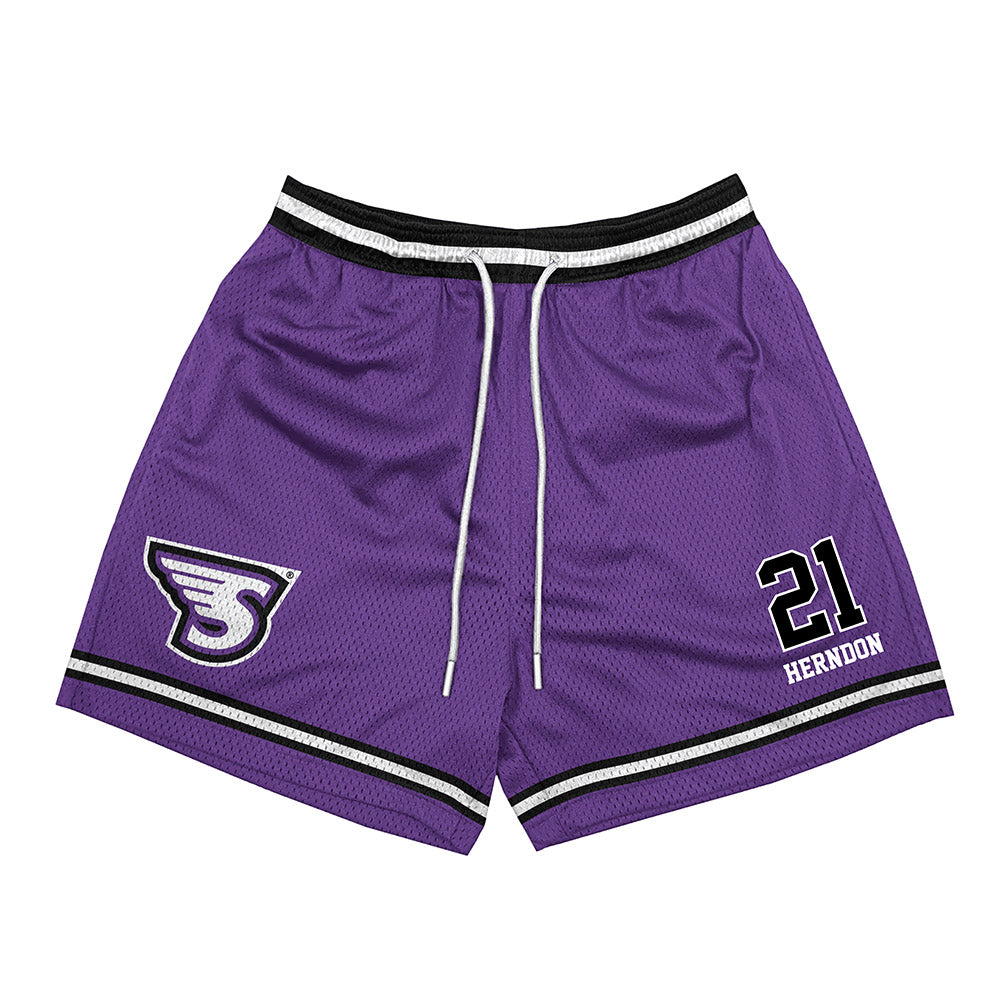 Stonehill - NCAA Women's Volleyball : Haley Herndon - Shorts-0