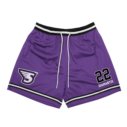 Stonehill - NCAA Men's Basketball : Charles Diamantis - Shorts-0