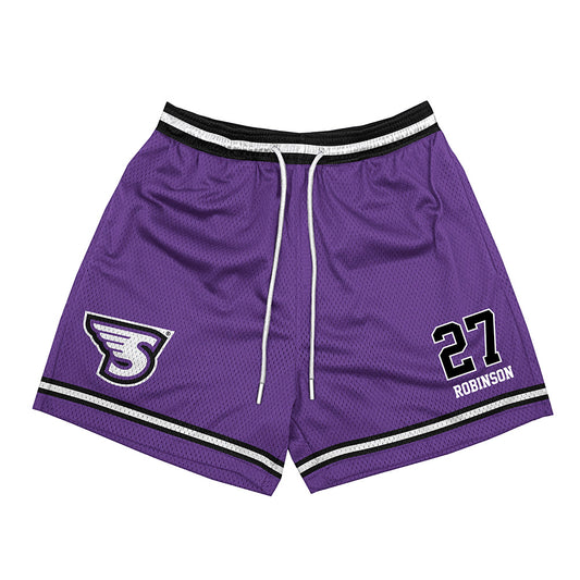 Stonehill - NCAA Baseball : Kacin Robinson - Shorts-0
