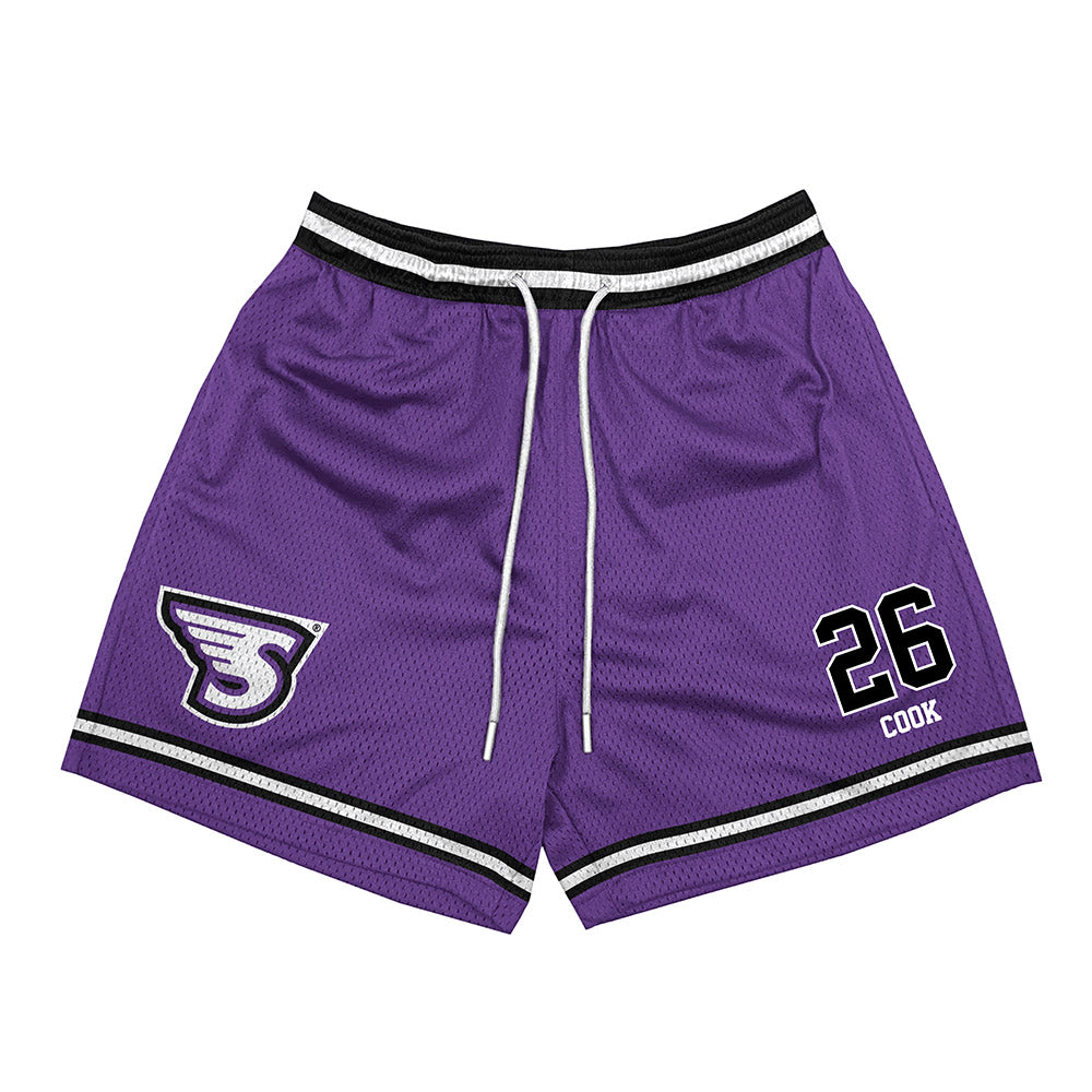 Stonehill - NCAA Baseball : Alex Cook - Shorts-0