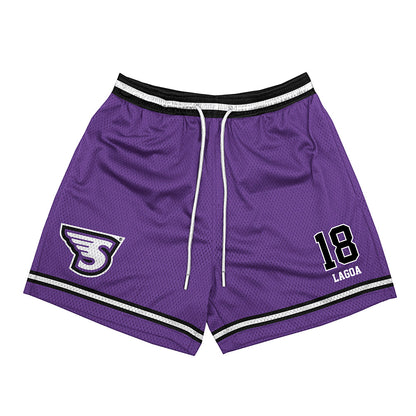 Stonehill - NCAA Men's Soccer : Nathan Lagoa - Shorts-0