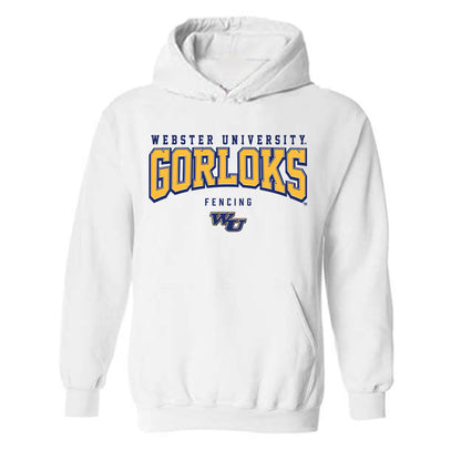 Webster - NCAA Men's Fencing : Collin Knowles - Classic Shersey Hooded Sweatshirt-0
