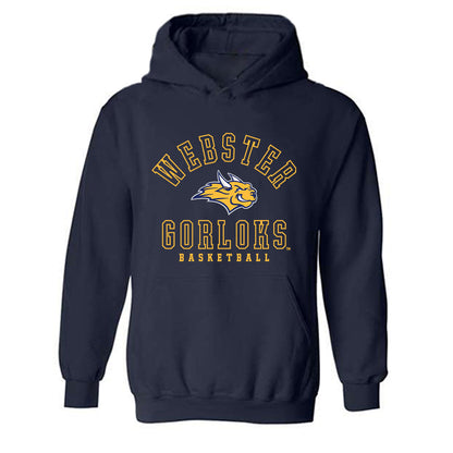 Webster - NCAA Men's Basketball : Charles Nelson - Classic Shersey Hooded Sweatshirt-0