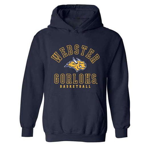 Webster - NCAA Men's Basketball : Charles Nelson - Classic Shersey Hooded Sweatshirt-0