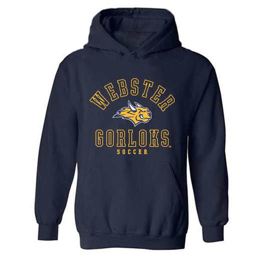 Webster - NCAA Men's Soccer : Charlie Noakes - Classic Shersey Hooded Sweatshirt-0