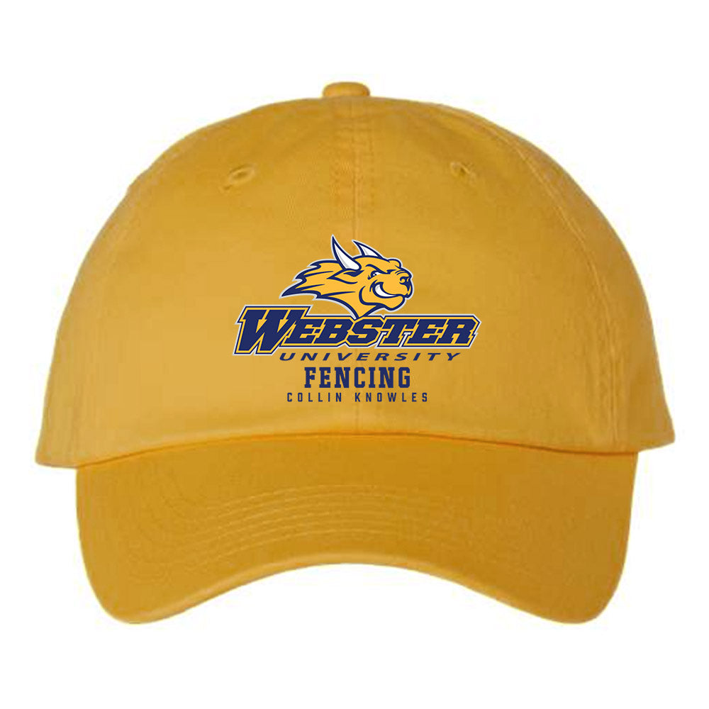 Webster - NCAA Men's Fencing : Collin Knowles - Dad Hat-0