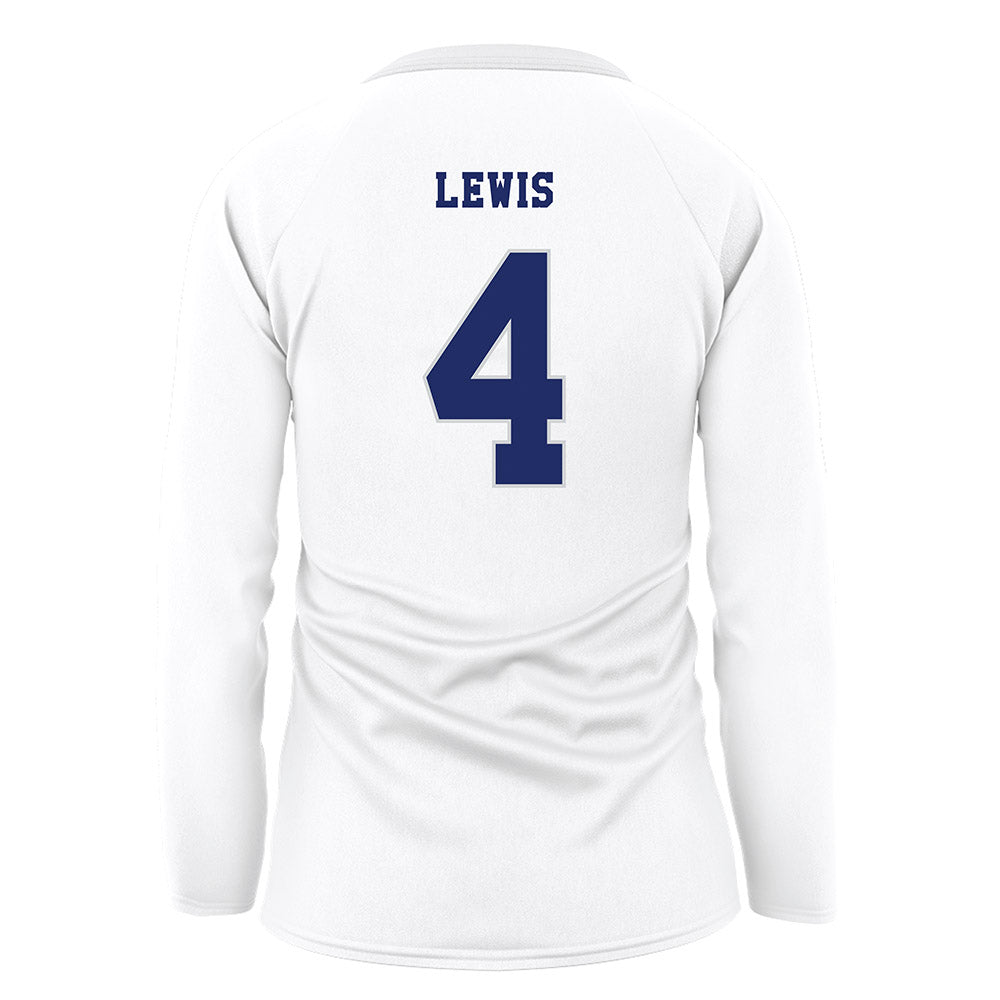 Webster - NCAA Women's Volleyball : Jaycee Lewis - White Volleyball Jersey-1