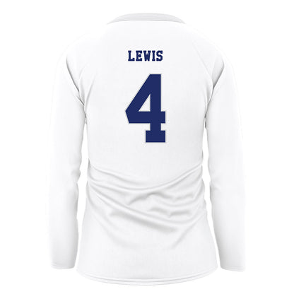 Webster - NCAA Women's Volleyball : Jaycee Lewis - White Volleyball Jersey-1