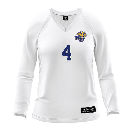 Webster - NCAA Women's Volleyball : Jaycee Lewis - White Volleyball Jersey-0