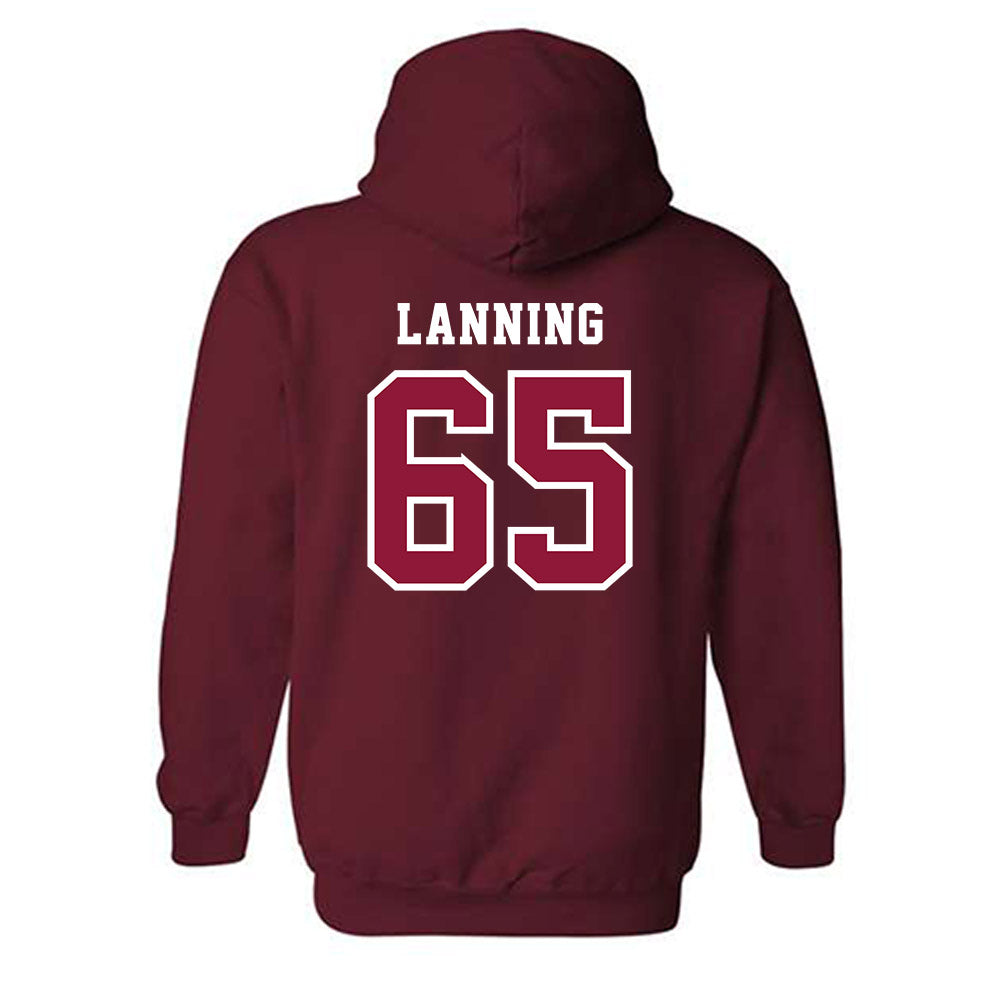 Henderson State - NCAA Football : Chase Lanning - Classic Shersey Hooded Sweatshirt-1