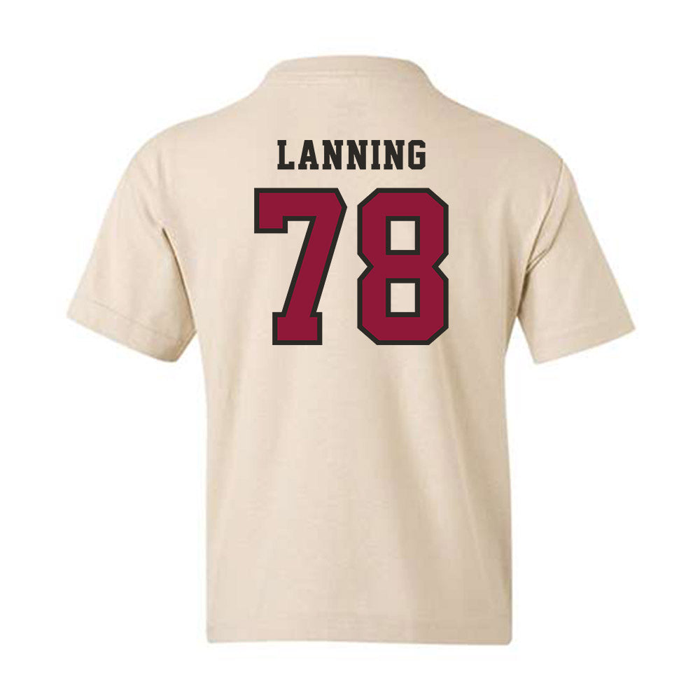 Henderson State - NCAA Football : Chase Lanning - Youth T-Shirt-1