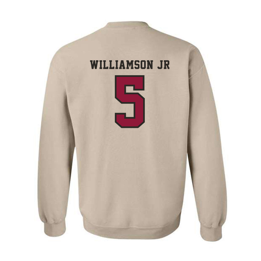 Henderson State - NCAA Men's Basketball : Corliss Williamson Jr - Crewneck Sweatshirt-1
