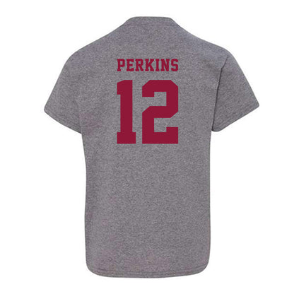 Henderson State - NCAA Men's Basketball : Deazhon Perkins - Youth T-Shirt-1