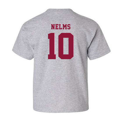 Henderson State - NCAA Men's Basketball : Hunter Nelms - Youth T-Shirt-1