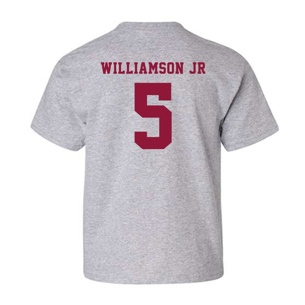 Henderson State - NCAA Men's Basketball : Corliss Williamson Jr - Youth T-Shirt-1