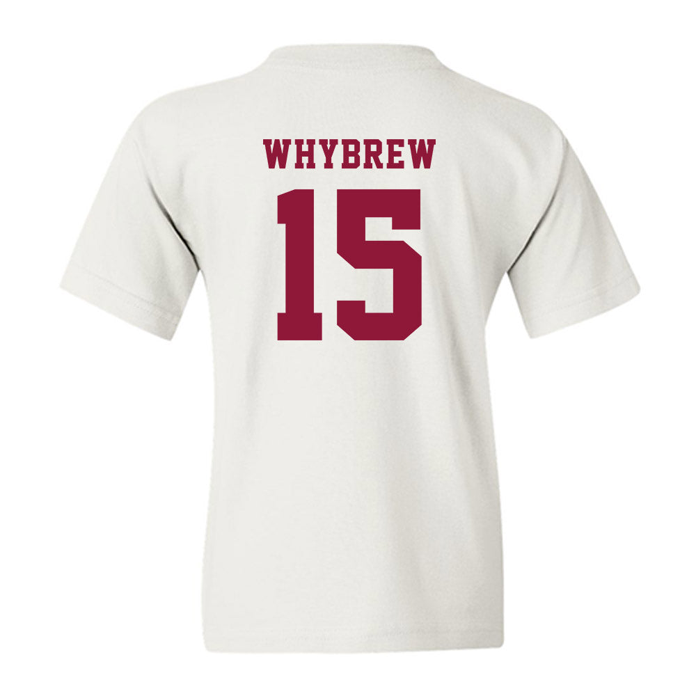 Henderson State - NCAA Men's Basketball : Tyson Whybrew - Youth T-Shirt-1