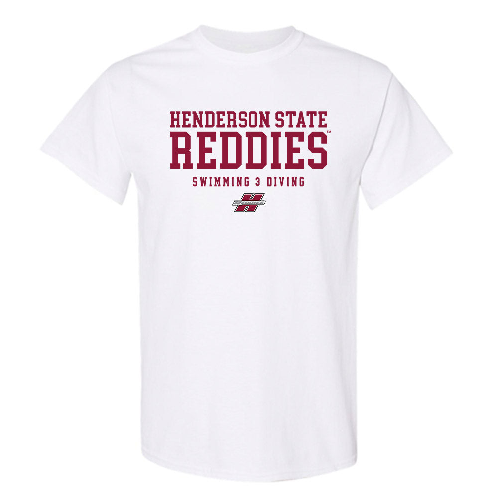 Henderson State - NCAA Women's Swimming & Diving : Raven Roberts - T-Shirt-0