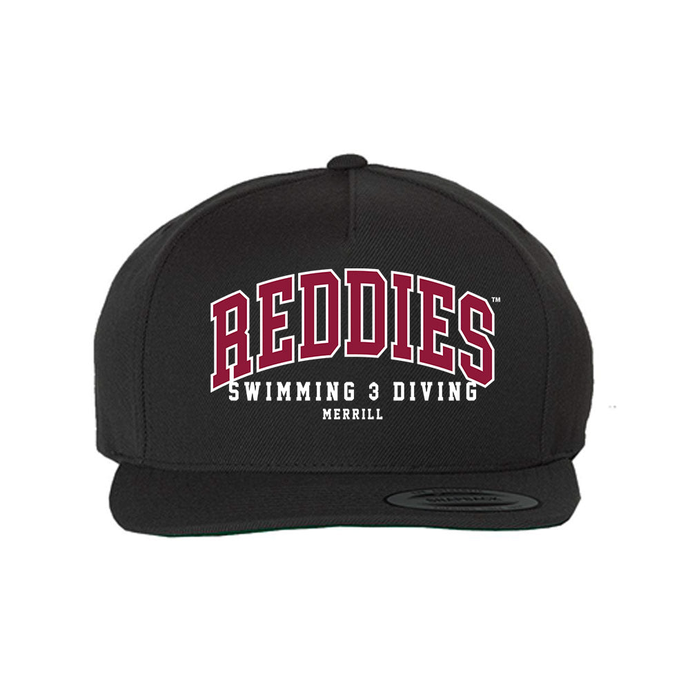 Henderson State - NCAA Women's Swimming & Diving : Elliana Merrill - Snapback Hat-0