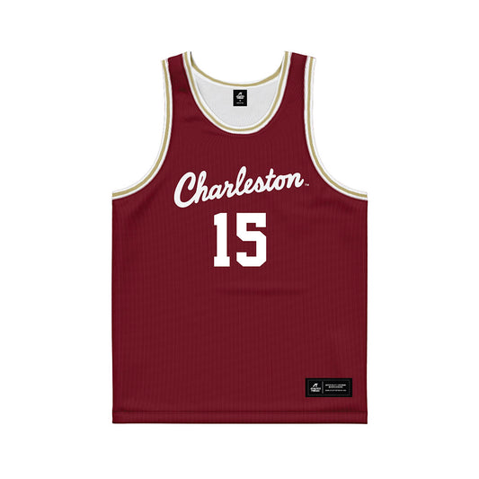 Charleston - NCAA Men's Basketball : Will Mortimore - Basketball Jersey-0