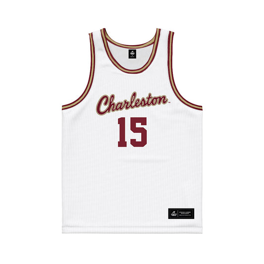 Charleston - NCAA Men's Basketball : Will Mortimore - Basketball Jersey-0