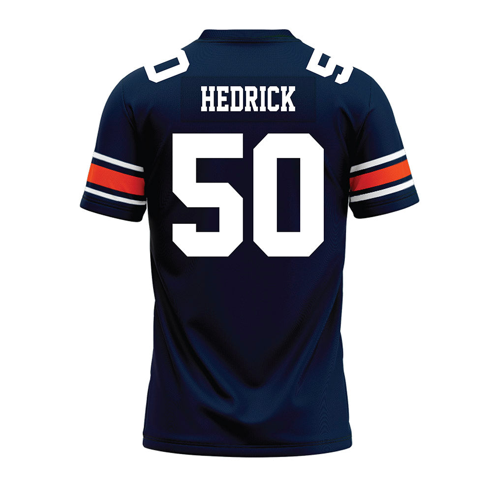 Auburn - NCAA Football : Taren Hedrick - Navy Premium Football Jersey-1