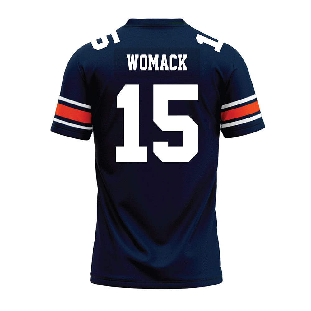 Auburn - NCAA Football : Da'Shawn Womack - Navy Premium Football Jersey-1