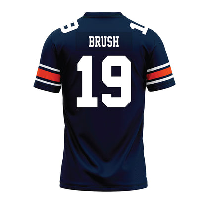 Auburn - NCAA Football : Rhys Brush - Navy Premium Football Jersey-1