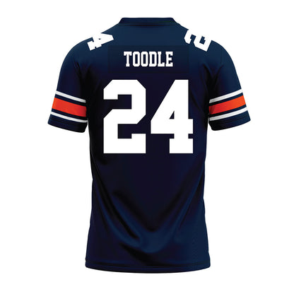 Auburn - NCAA Football : Shadarius Toodle - Navy Premium Football Jersey-1
