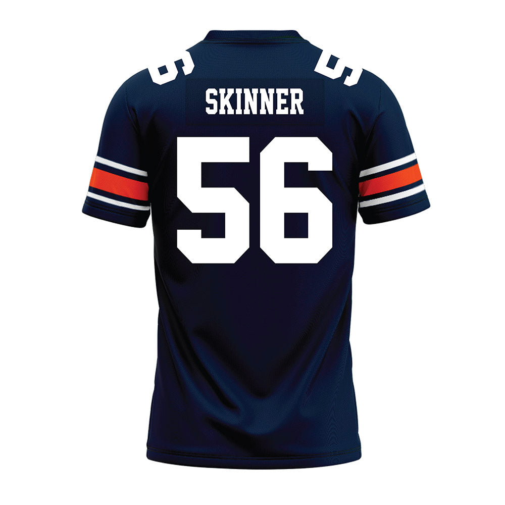 Auburn - NCAA Football : Cole Skinner - Navy Premium Football Jersey-1