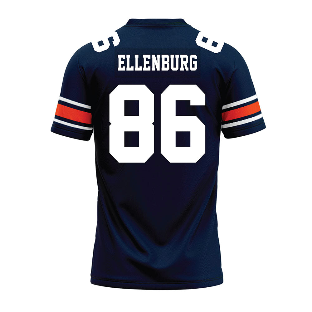 Auburn - NCAA Football : Jack Ellenburg - Navy Premium Football Jersey-1