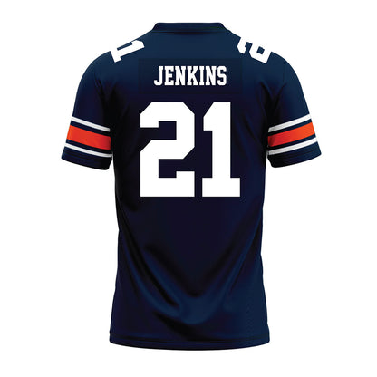 Auburn - NCAA Football : Gavin Jenkins - Navy Premium Football Jersey-1