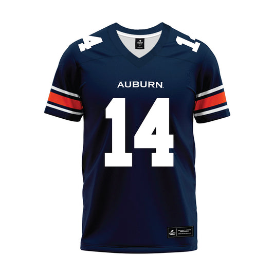Auburn - NCAA Football : Shamar Arnoux - Navy Premium Football Jersey-0