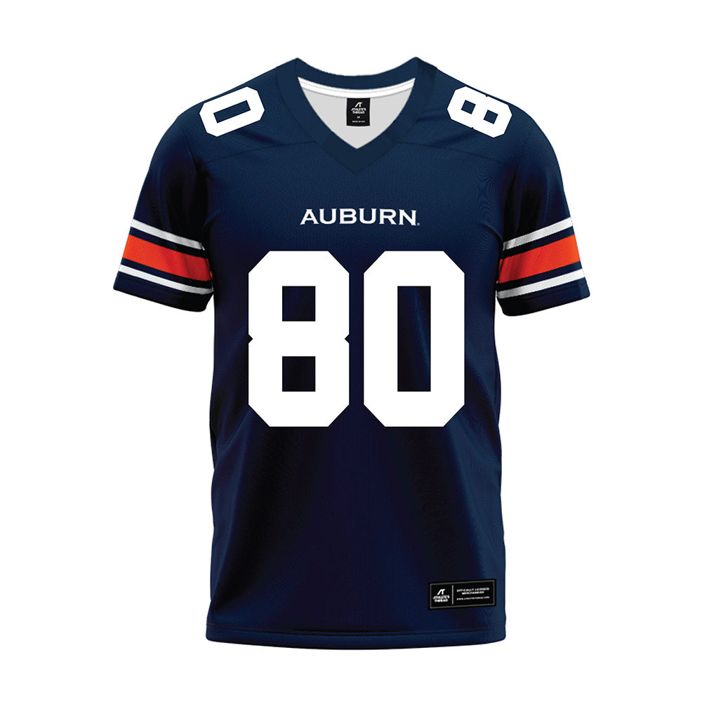 Auburn - NCAA Football : Will Upton - Navy Premium Football Jersey-0