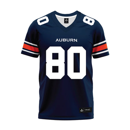 Auburn - NCAA Football : Will Upton - Navy Premium Football Jersey-0
