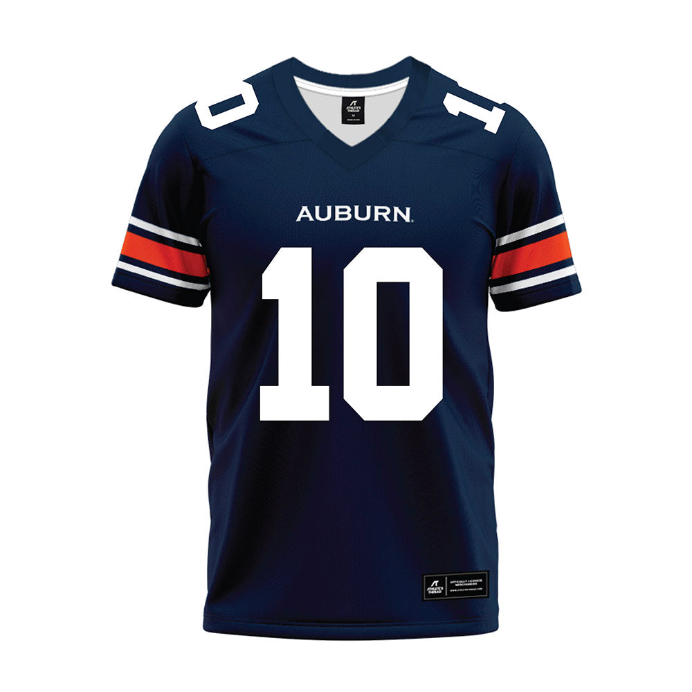 Auburn - NCAA Football : Tristan Ti'a - Navy Premium Football Jersey-0