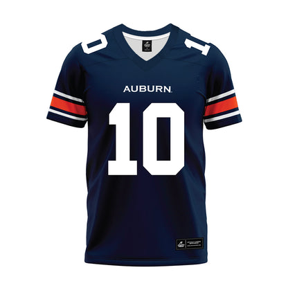 Auburn - NCAA Football : Tristan Ti'a - Navy Premium Football Jersey-0