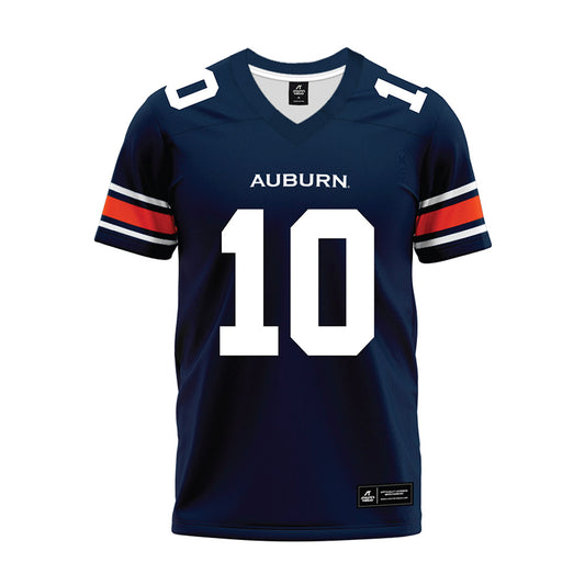 Auburn - NCAA Football : Tristan Ti'a - Navy Premium Football Jersey-0