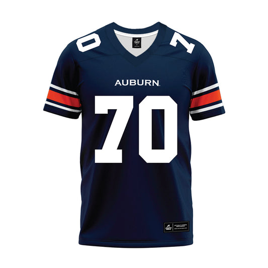 Auburn - NCAA Football : Parker Pritchett - Navy Premium Football Jersey-0