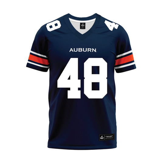 Auburn - NCAA Football : Paul Thompson Jr. - Navy Premium Football Jersey-0