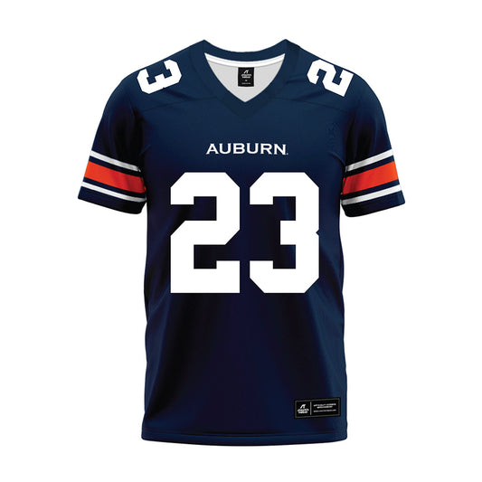 Auburn - NCAA Football : Fred Gaskin III - Navy Premium Football Jersey-0