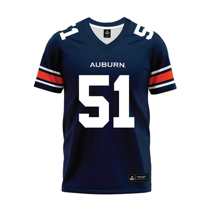 Auburn - NCAA Football : Michael Matthews-Canty - Navy Premium Football Jersey-0