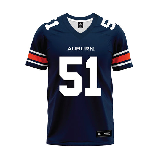 Auburn - NCAA Football : Michael Matthews-Canty - Navy Premium Football Jersey-0