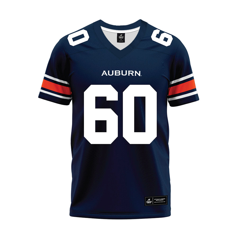 Auburn - NCAA Football : Cade Barnett - Navy Premium Football Jersey-0