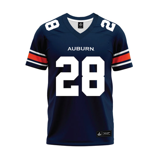 Auburn - NCAA Football : Shadrick Toodle Jr - Navy Premium Football Jersey-0